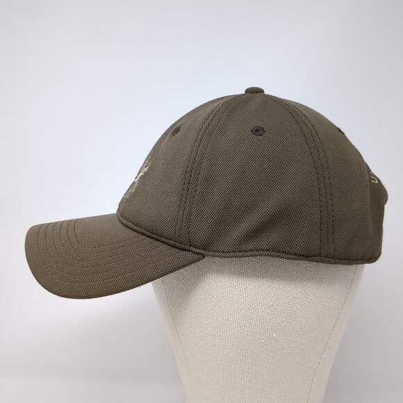 Under Armour Snapback Cap Brown One Size Adjustable Embroidered 6 Panel - Picture 3 of 9